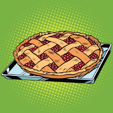 Berry pie demir Palet üzerindeki