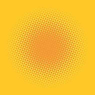 Turuncu pop art comic arka plan