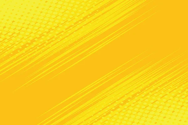 Gelbe Seitenluke mit Halbtoneffekt — Stockvektor