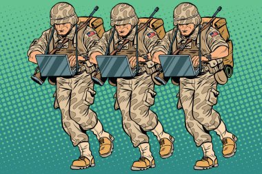 Takım modern cyber asker
