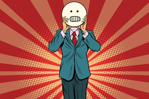 Panic face cartoon — Stock Vector © lineartestpilot #14923309