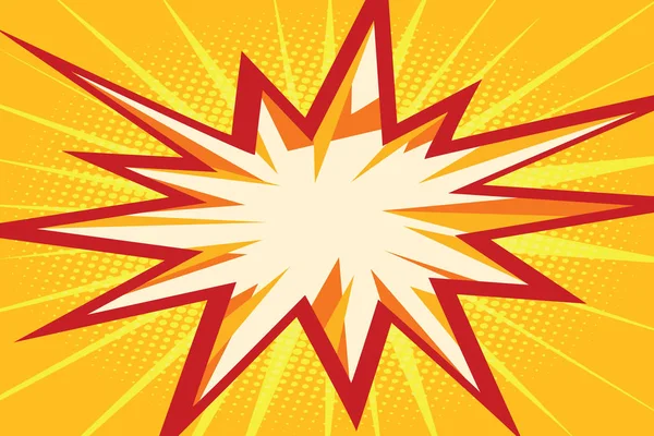 Komiks flash w postaci gwiazdek wielościeżkowych — Wektor stockowy