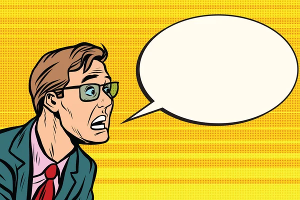 Panic face cartoon — Stock Vector © lineartestpilot #14923309