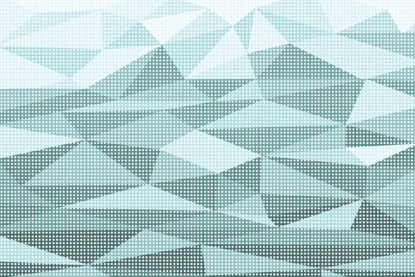 Polygon abstrakt popkonst bakgrund med raster effekt — Stock vektor