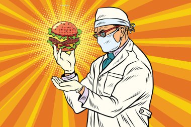 Bilim adamı beslenme uzmanı ve Burger fast food