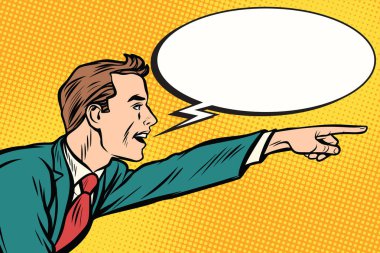 İşadamı lideri önde görünüyor