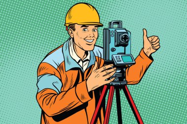Oluşturucu surveyor teodolit optik alet için measur ile