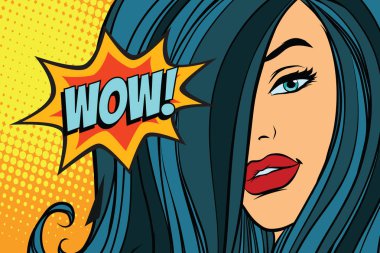 uzun saçlı güzel kadın wow