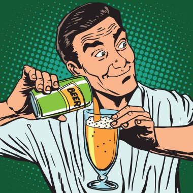 Avatar portre barmen dökme bira