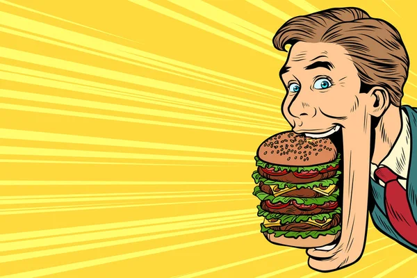 Hungry man cartoon Vector Art Stock Images | Depositphotos