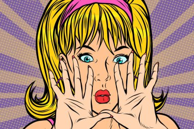 Pop sanat sarışın Pop art retro