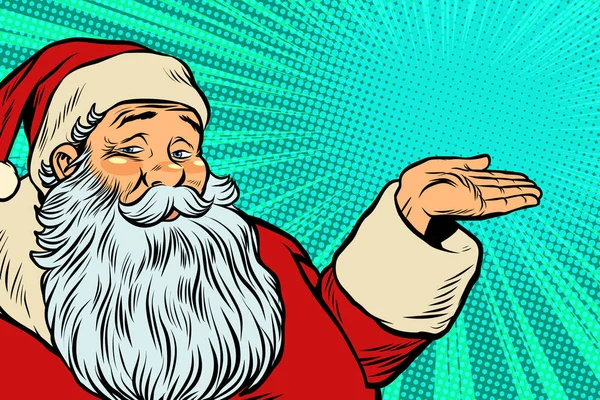 Santa Claus, promóció — Stock Vector