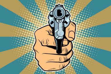 Bitcoin para birimi para Finans tabanca elinde