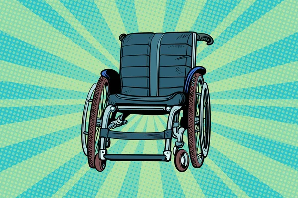 Με αναπηρικό καροτσάκι, ιατρική και υγεία, μεταφορά ασθενών — Διανυσματικό Αρχείο