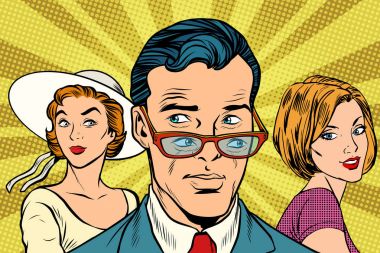 Yakışıklı adam iki kadın arıyorum