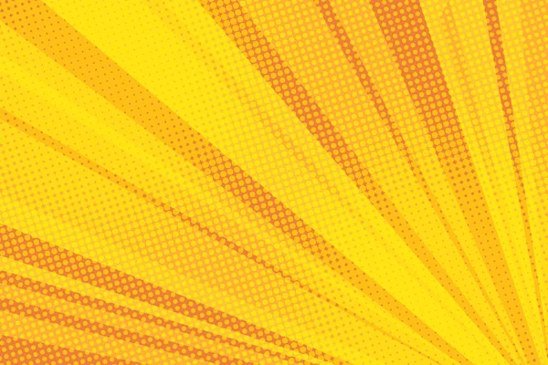 Pop art lumière de fond jaune — Image vectorielle