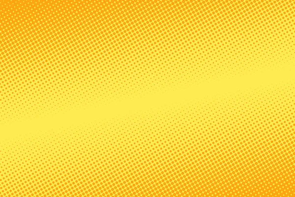 Yellow halftone background — Stock Vector