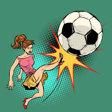 kadın hits bir futbol topu, Futbol Şampiyonası