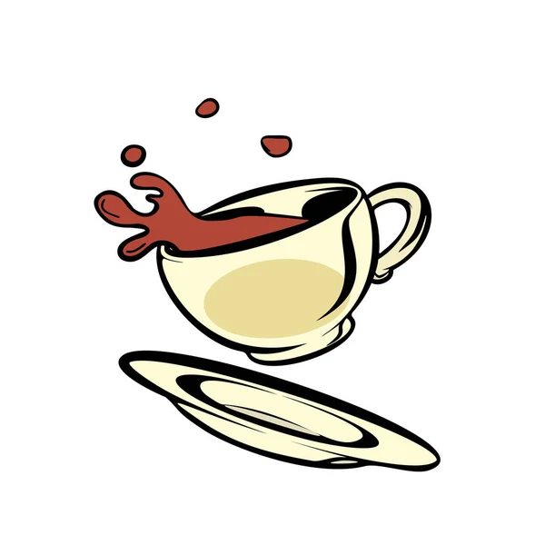 Xícara de café ou cacau —  Vetores de Stock