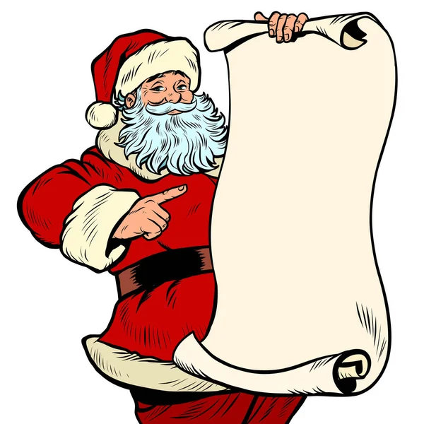 Santa Claus character, Christmas and New year — Stock Vector