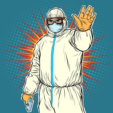 Stop doctor quarantine Novel Wuhan coronavirus 2019-nCoV epidemic outbreak