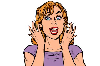 Popüler sanat şaşırttı kadını.