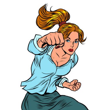 Kadın gücü bir darbedir. Feminizm
