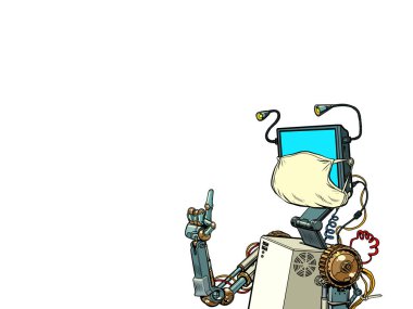 Robot öğretmen. Salgın sırasında uzaktan eğitim