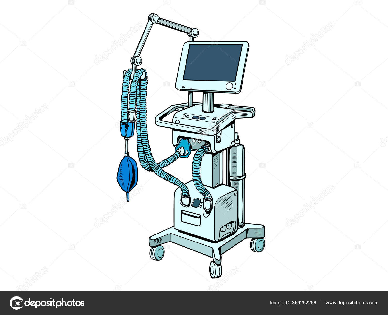 Dispositivo de oxigenoterapia imágenes de stock de arte vectorial | Depositphotos Dispositivo de oxigenoterapia imágenes de stock de arte vectorial | Depositphotos