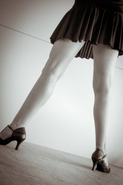 Bacakları dans kadın