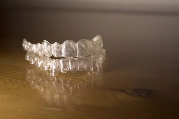 Ortodontie dentara plastica — Fotografie, imagine de stoc