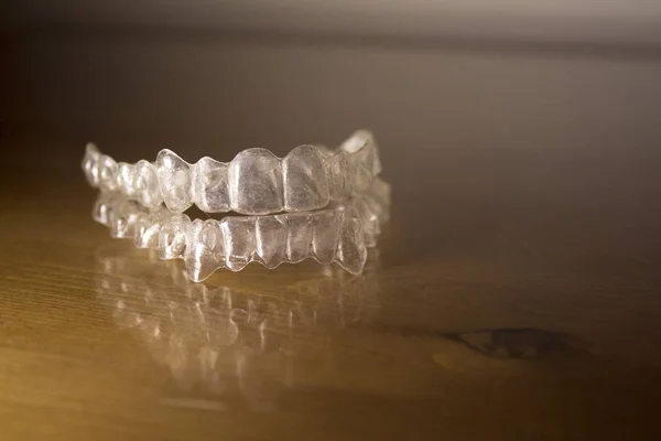 Orthodontie dentaire en plastique — Photo