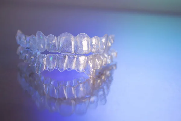 Orthodontie dentaire en plastique — Photo