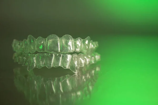Plastikowe stomatologicznej ortodoncji — Zdjęcie stockowe