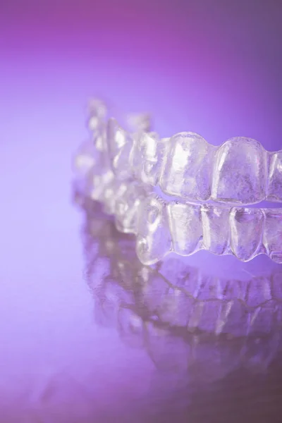 Ortodoncia dental plástica —  Fotos de Stock