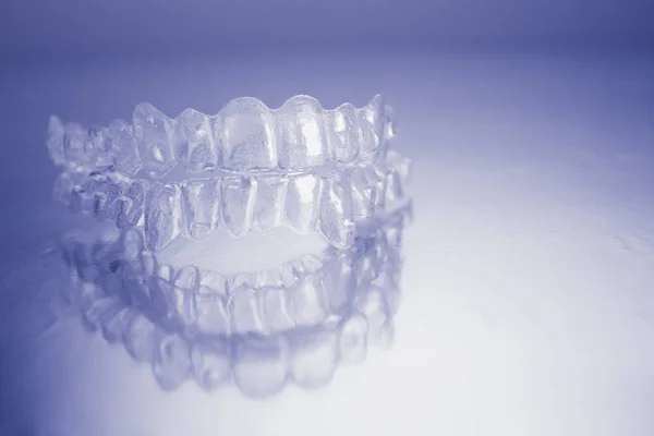 Orthodontie dentaire en plastique — Photo