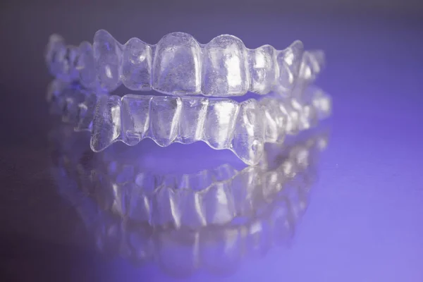 Plastikowe stomatologicznej ortodoncji — Zdjęcie stockowe