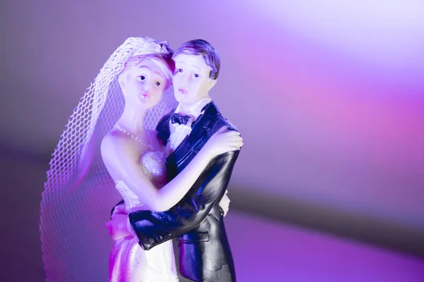Figura estándar de novia y novio —  Fotos de Stock