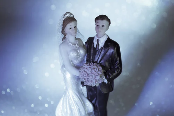 Figura estándar de novia y novio —  Fotos de Stock