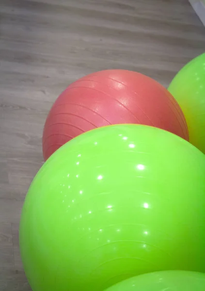 Colored balls for pilates — Stock Photo, Image