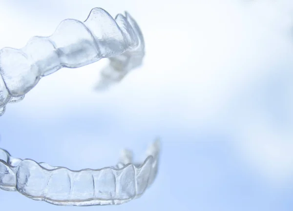 Orthodontie Invisible Pour Aligner Les Dents — Photo