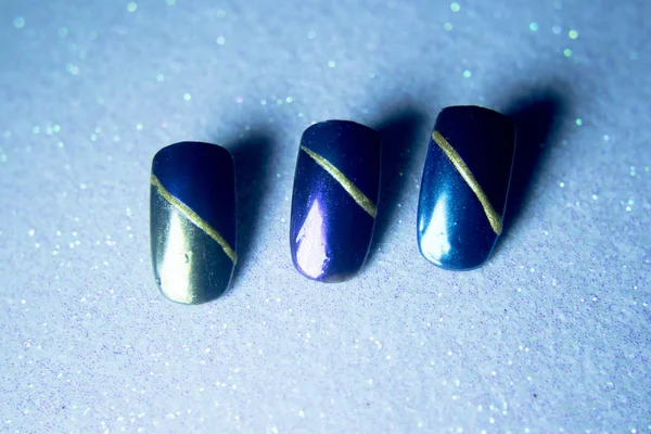 Steekproef met kleuren om nagels te schilderen — Stockfoto