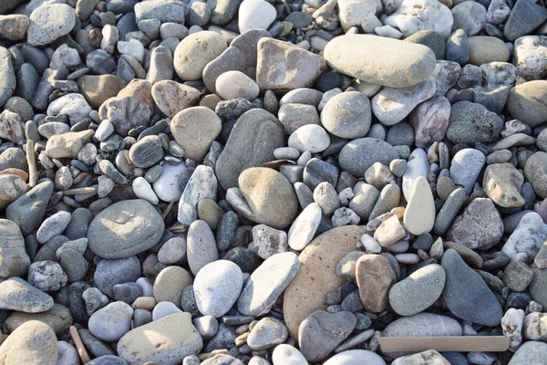 Antecedentes Pedras Praia Não Pessoas — Fotografia de Stock