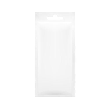 Beyaz boş folyo kese için tuz, şeker, poşet, tohum ambalaj