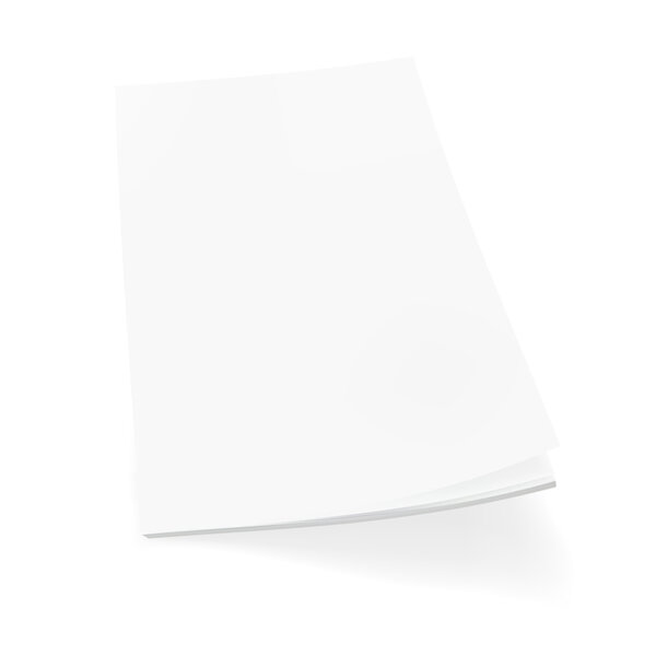 Blank Cover Of Magazine, Book, Booklet Or Brochure Template