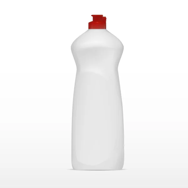 Reinigungsflasche isoliert auf weißem Hintergrund — Stockvektor
