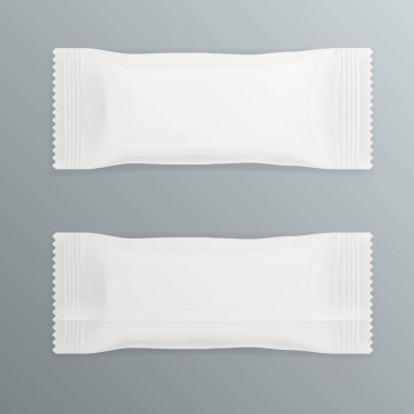 Beyaz polietilen paket çikolata Bar için