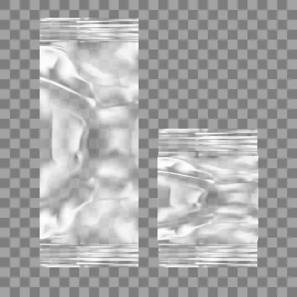 Çerez, cips, şeker, baharatlar veya diğer gıda için şeffaf ambalaj