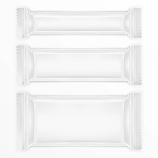 Beyaz polietilen folyo paket çikolata Bar veya diğer gıda için