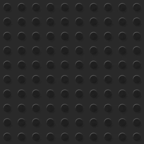 LEGO estilo tijolo jogo preto sem costura textura —  Vetores de Stock